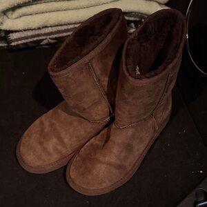 UGG Chocolate Brown Suede Boots